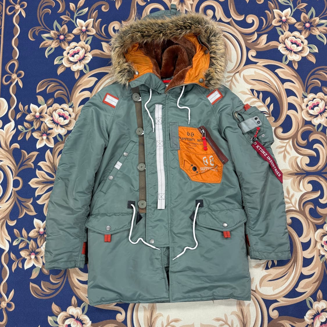 (S)엑스톤즈 XTONZ N3B 파카 자켓(올리브) 상품이미지1