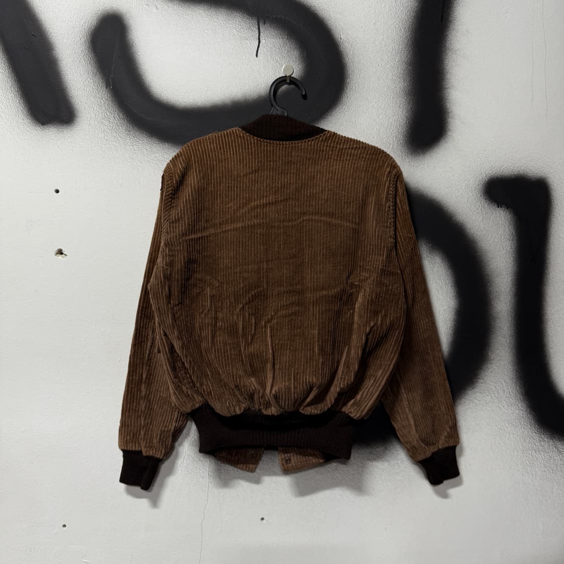 VTG 빈티지 코듀로이 골덴 패치 디테일 크롭 블루종 자켓 상품이미지2