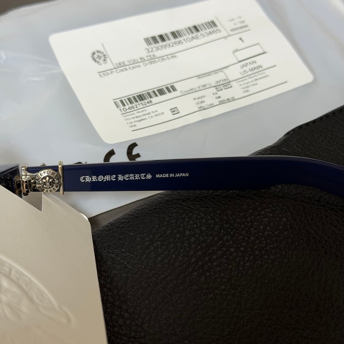 (OS) 크롬하츠 씨유인티 안경 피콕블루 상품이미지9