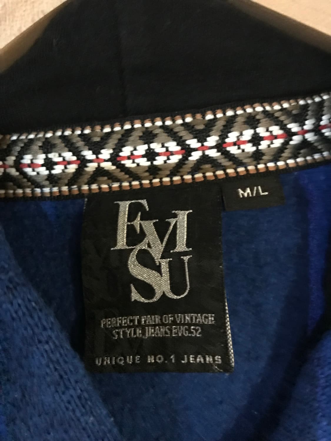 Evisu hooded zip-up 상품이미지2