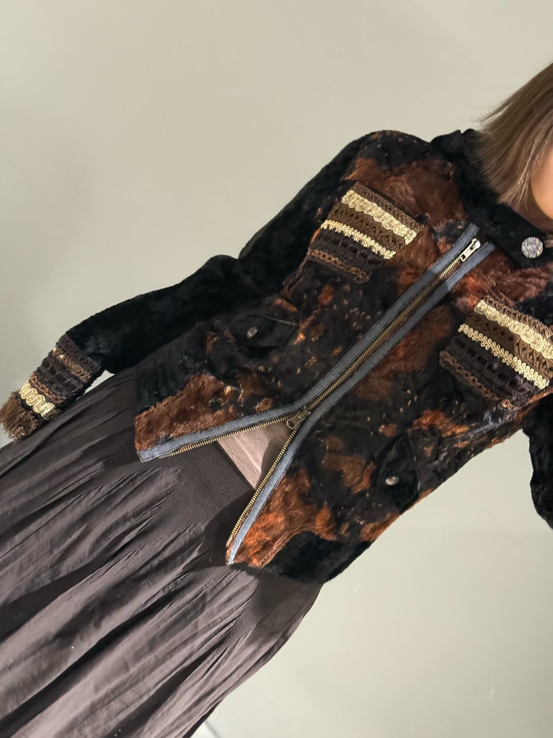 malko malka pocket detail hood fur jk 상품이미지3