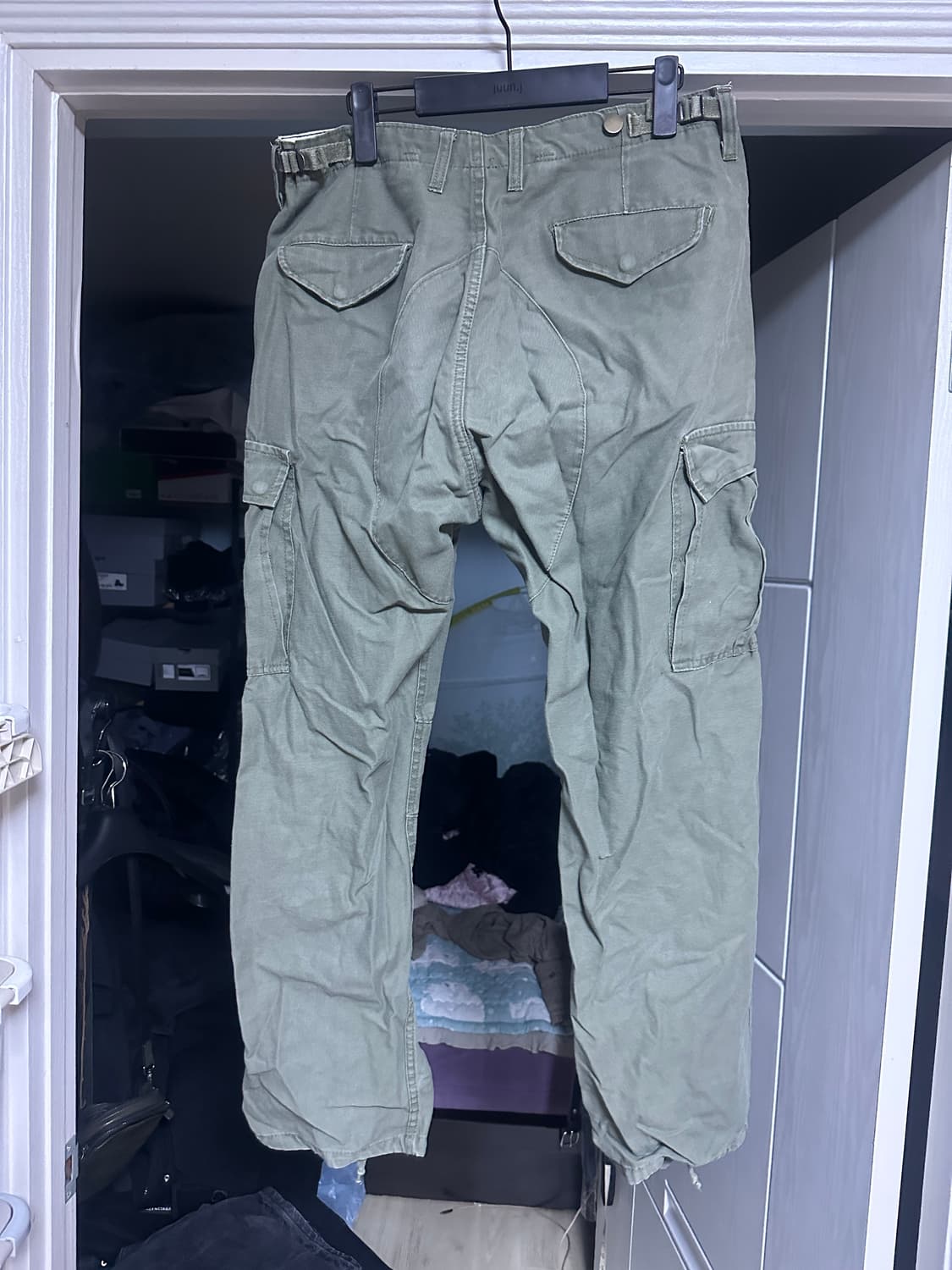 [L] 빈티지 M-65 카고 팬츠 올리브 카키 상품이미지6
