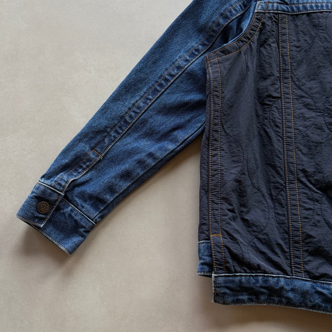 [S]트루릴리전 우먼 퀼팅 인디고 데님 자켓 상품이미지8
