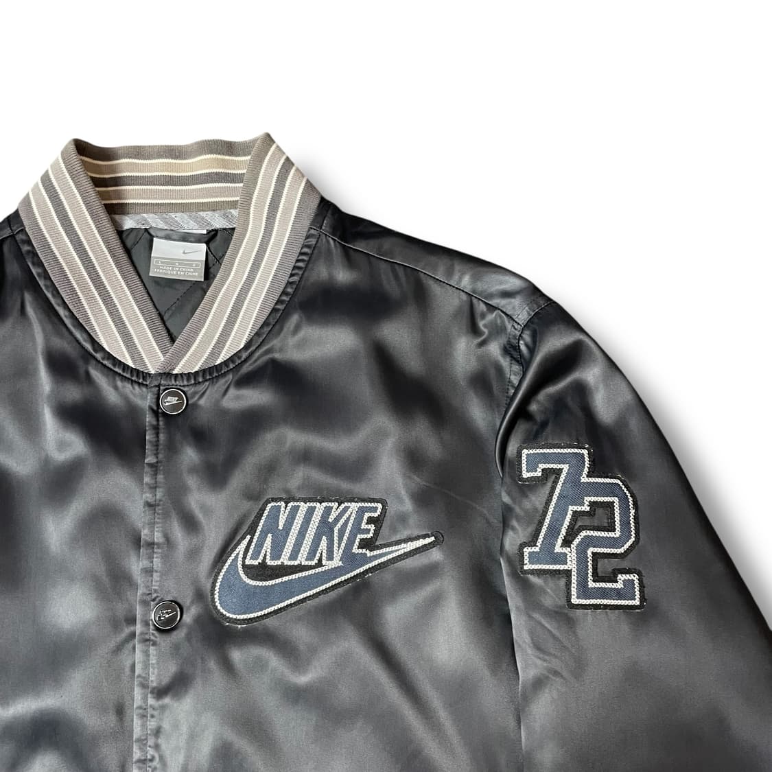 나이키 올드스쿨 새틴 바시티 자켓 L 상품이미지3