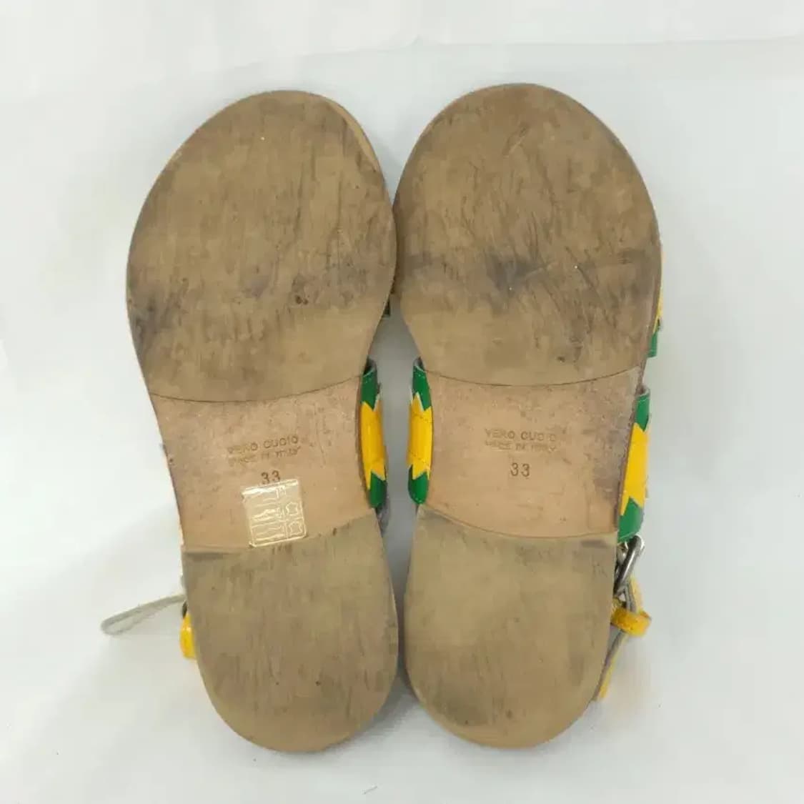 마르니 샌들 33사이즈 옐로우 그린 상품이미지10