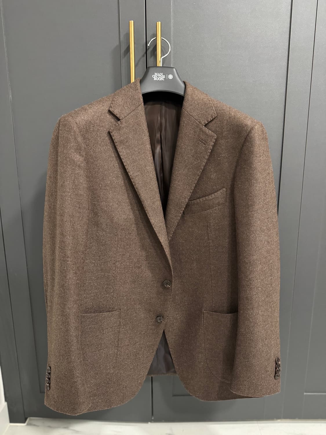 맨온더분 노치트 라펠 울 캐시미어 싱글 자켓 50 상품이미지1