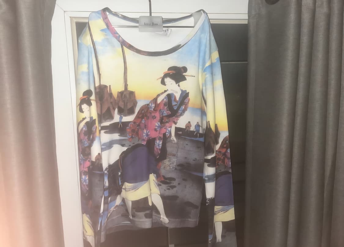 오리엔탈 일본풍 게이샤 롱 슬리브 상품이미지1