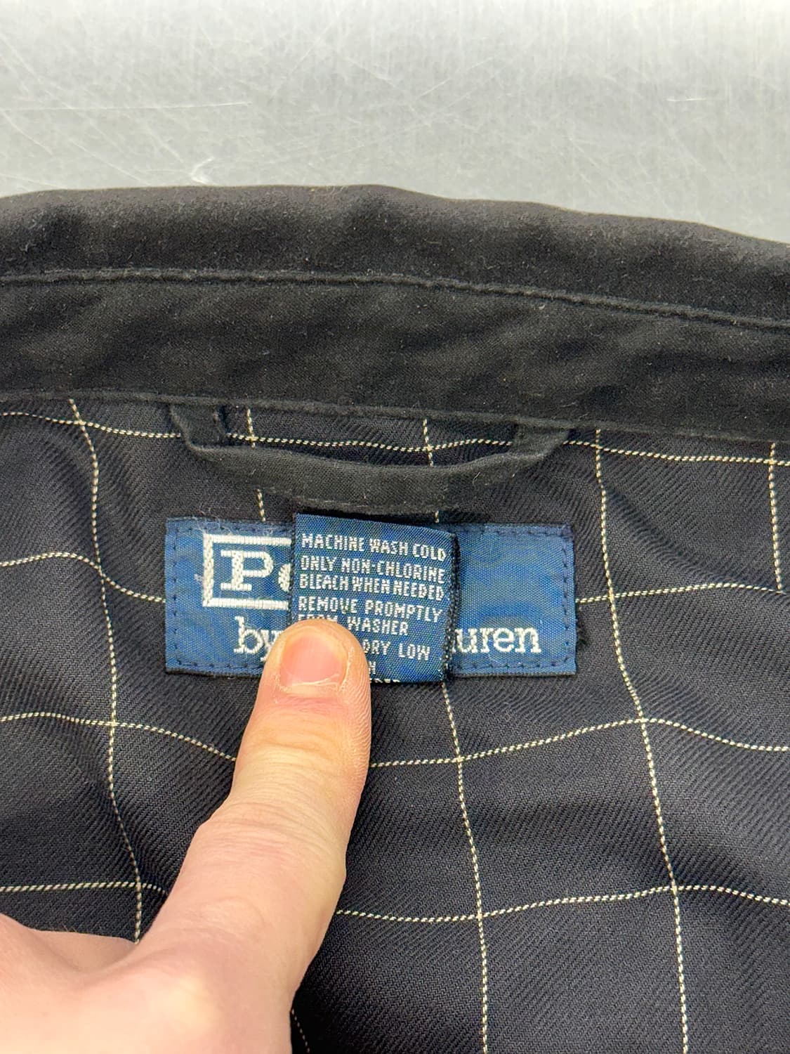 폴로 랄프로렌 블랙 오버 폴리쉘 바이 스윙 자켓 상품이미지8