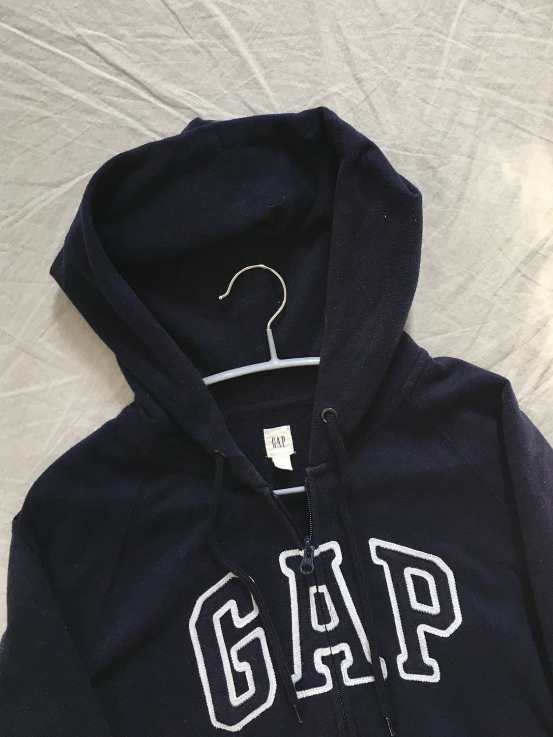 갭 자수 로고 후드집업 상품이미지4