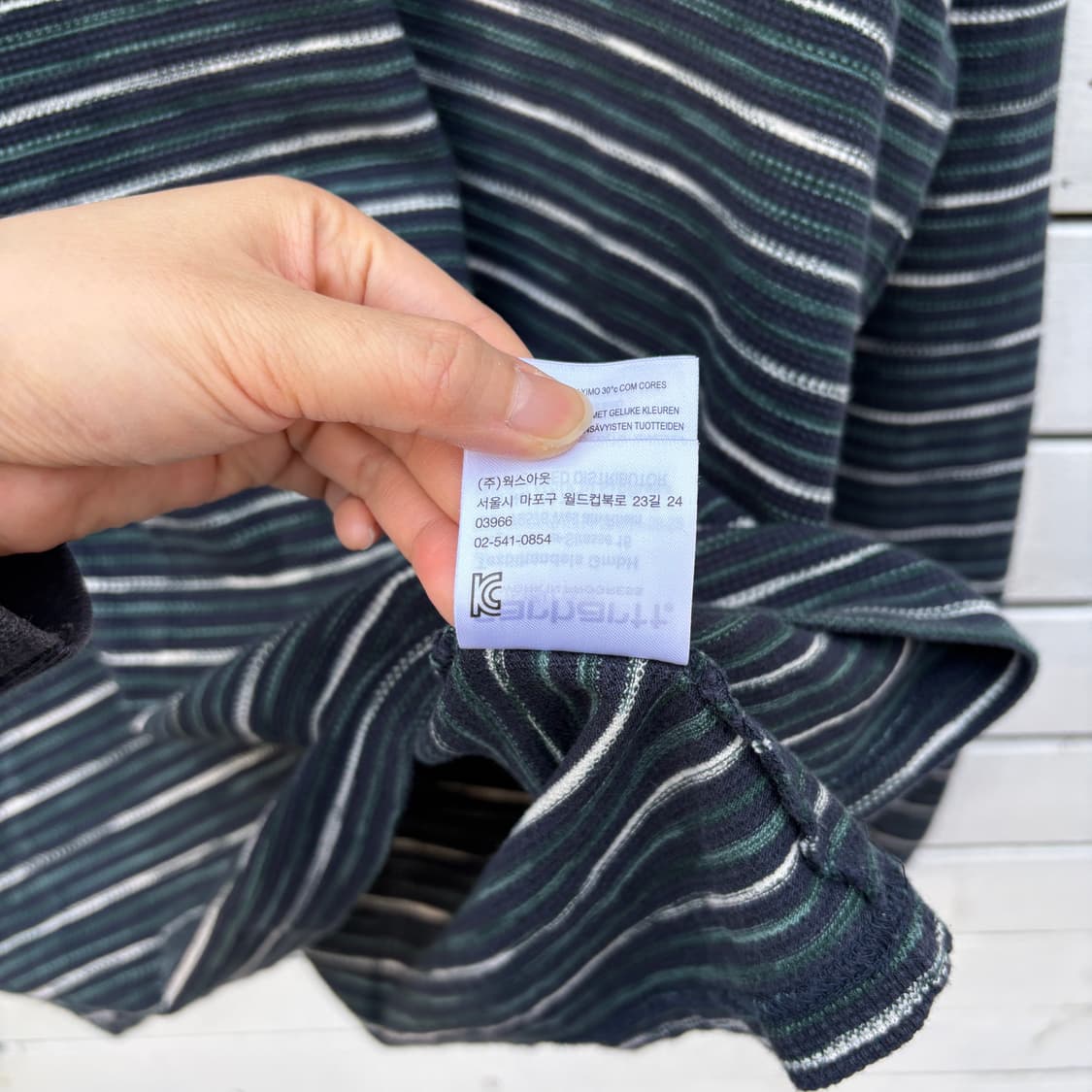 Carhartt 칼하트 스트라이프 와플티 롱슬리브 상품이미지8