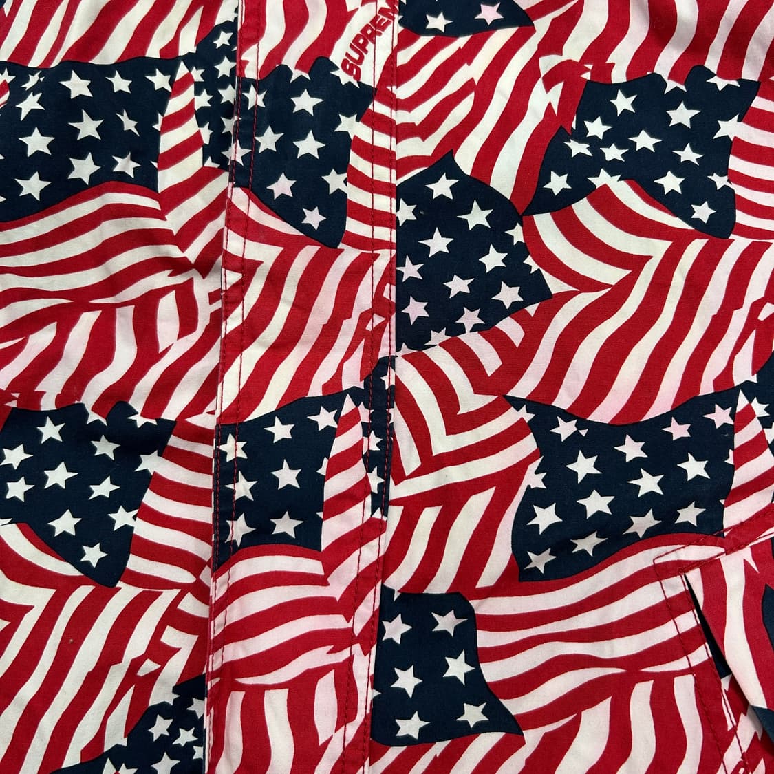 슈프림 성조기 래글런 코트자켓(M) 상품이미지10