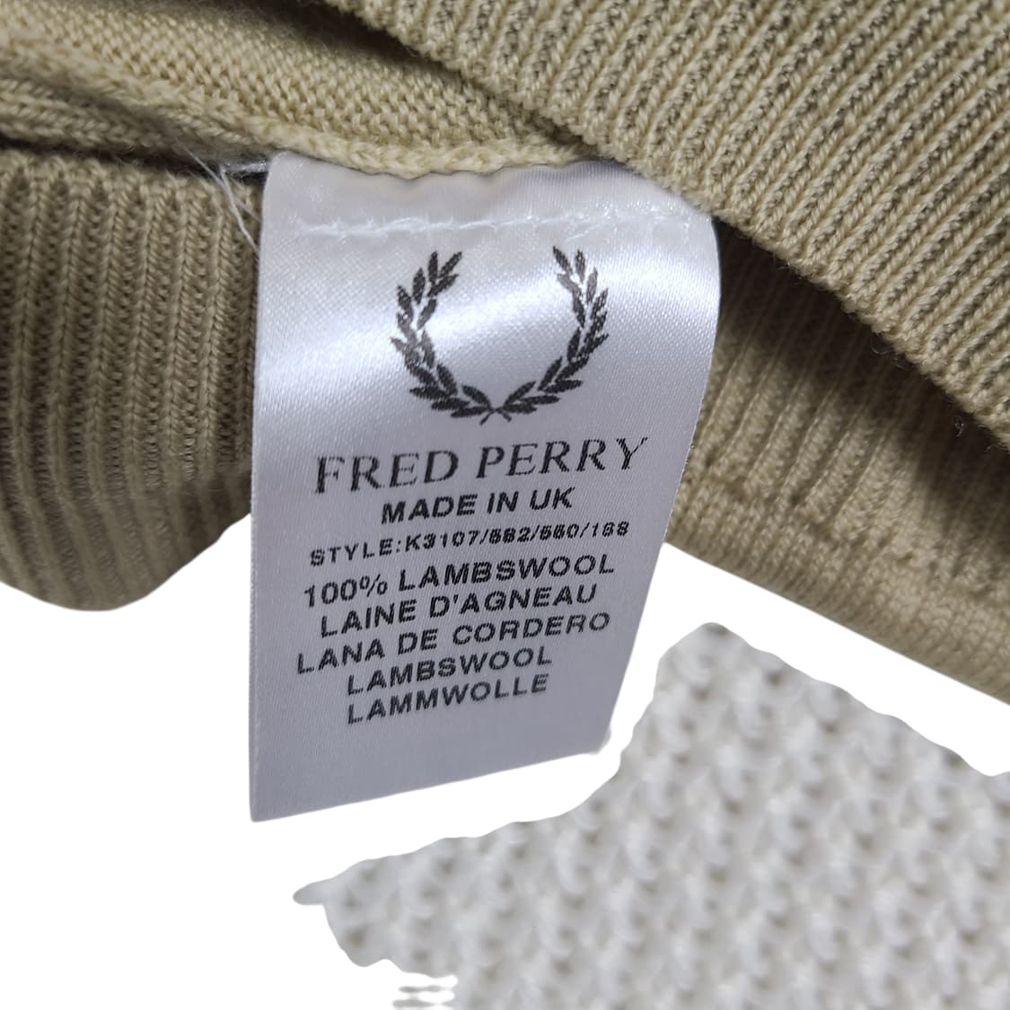 Fred Perry 램스울 가디건 상품이미지6