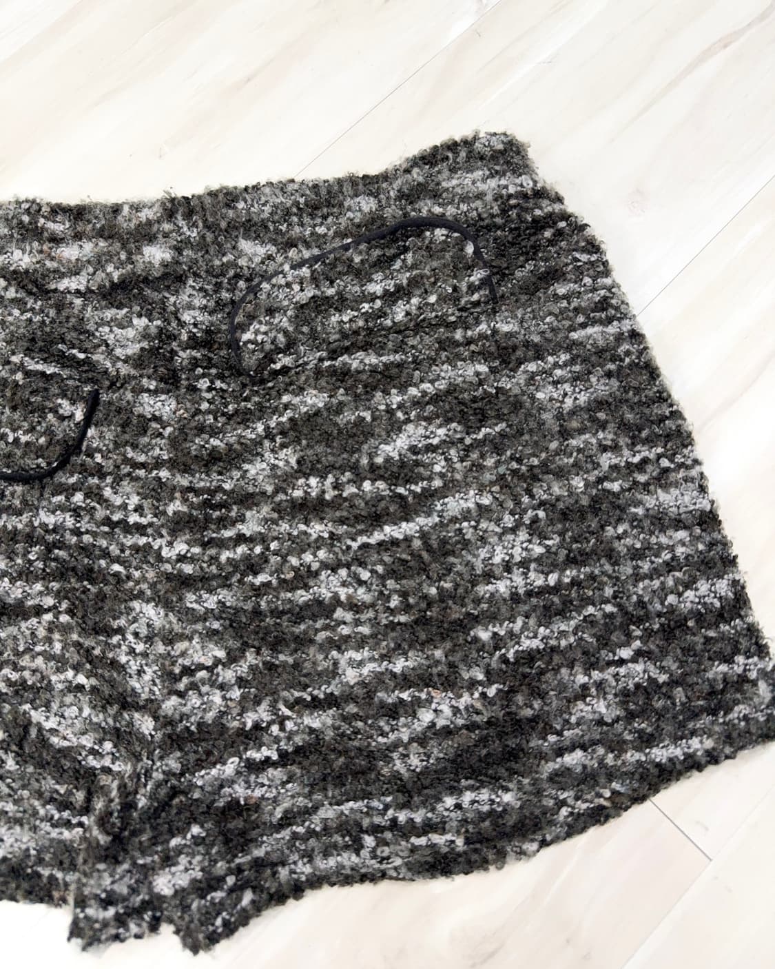Gray fur mini pants 상품이미지9