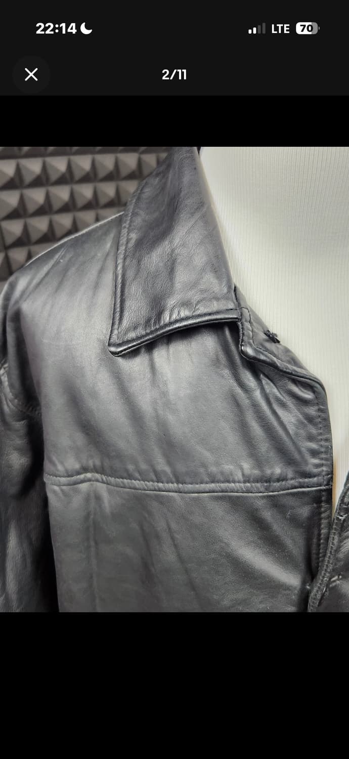 XL) 올드 갭 gap 레더 카코트 자켓 상품이미지2