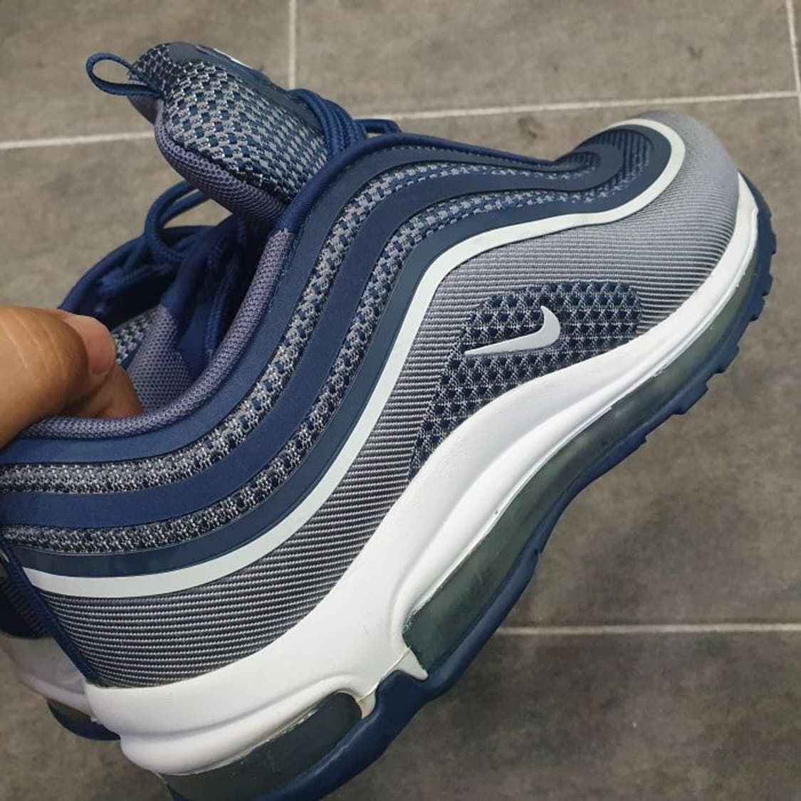 나이키 에어 맥스 97 울트라 네이비 918356-402(255) 상품이미지7