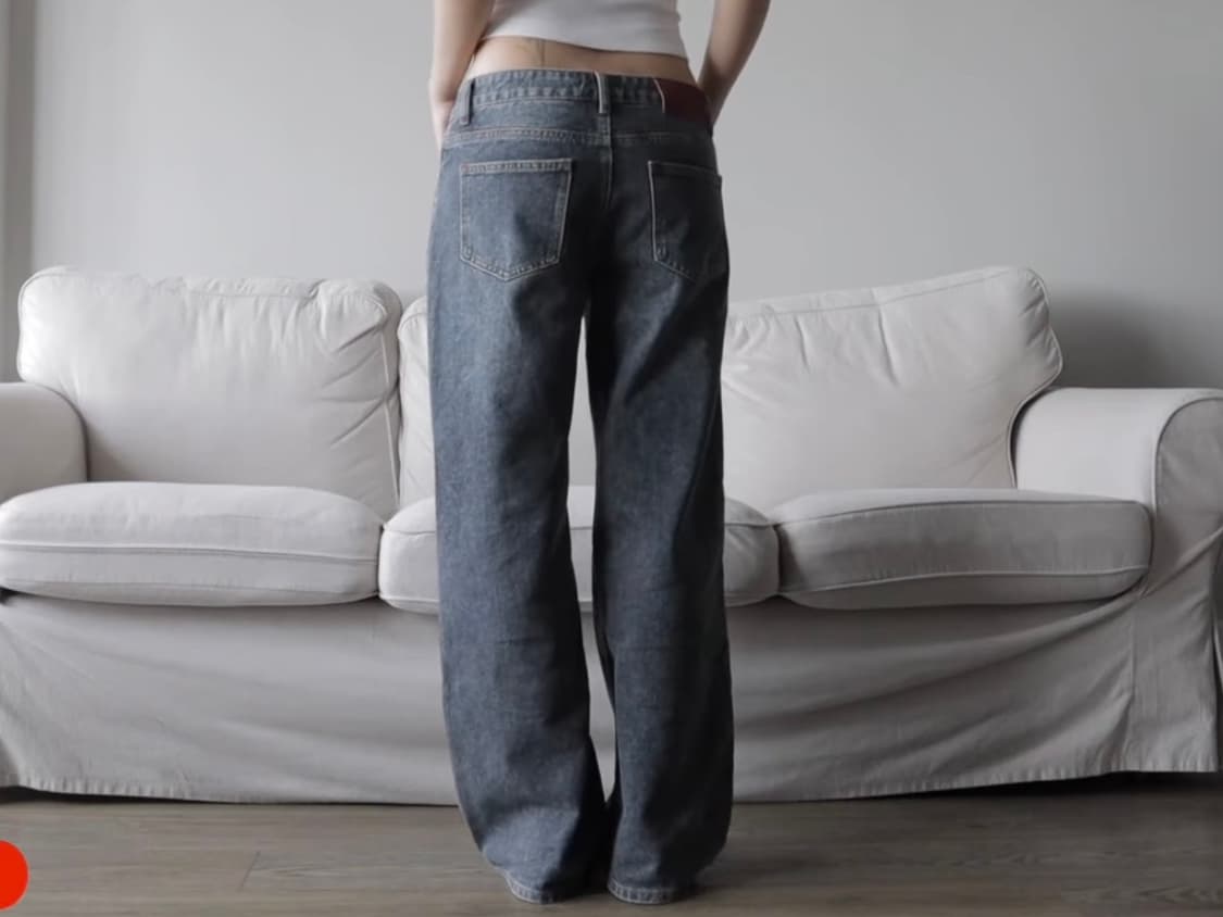 에딕티드 ace low rise baggy jeans regular 상품이미지3