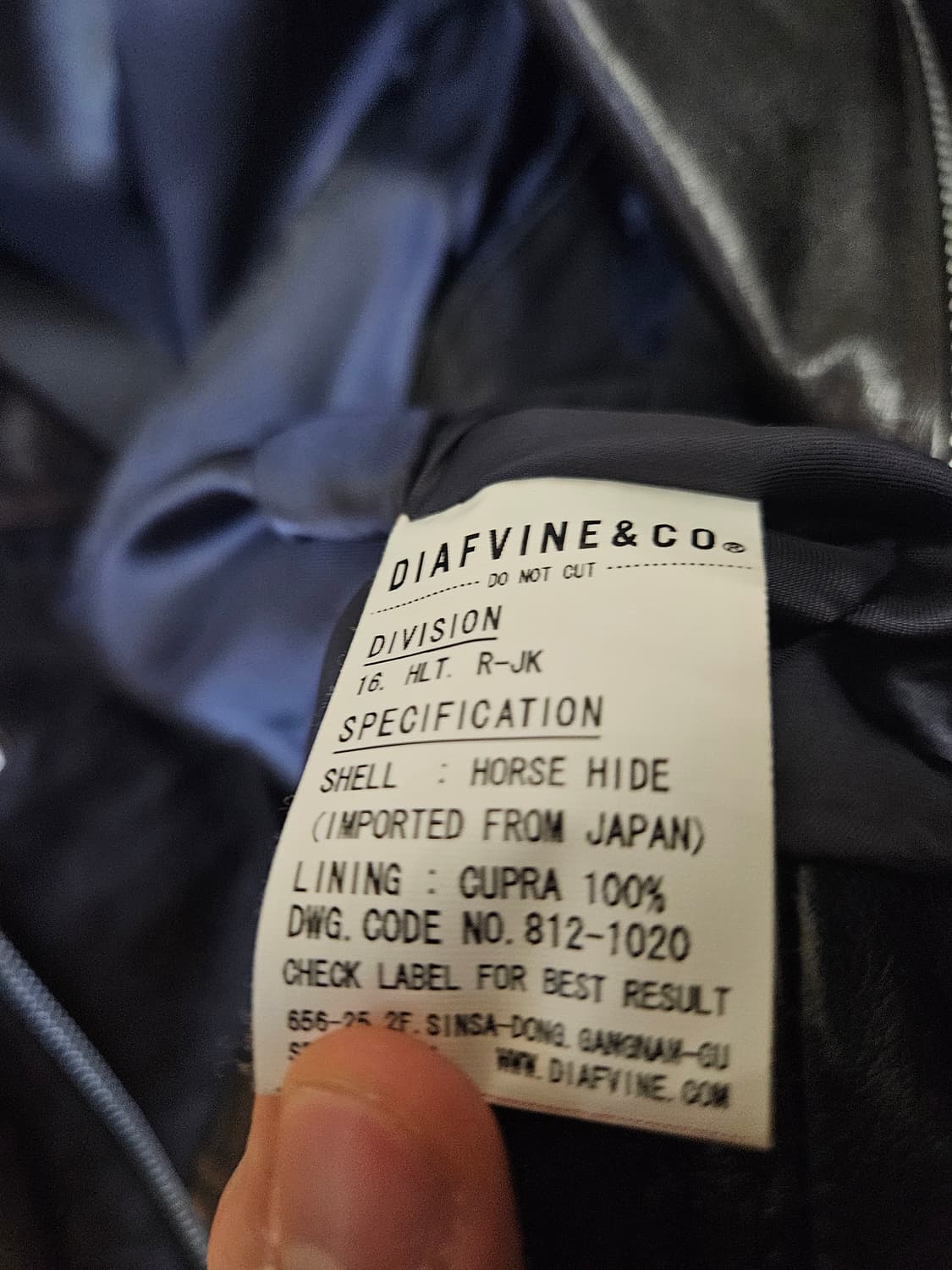 100 L ~ 105 XL) 디아프바인 조니 말가죽 말가죽 신키피혁 더블 상품이미지4