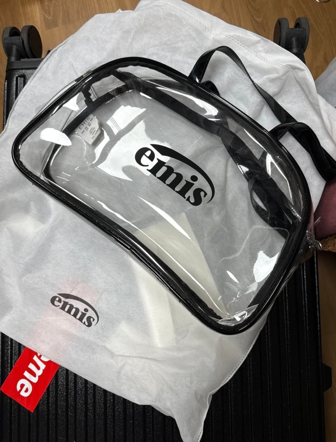 이미스 emis 투명 숄더백 상품이미지1