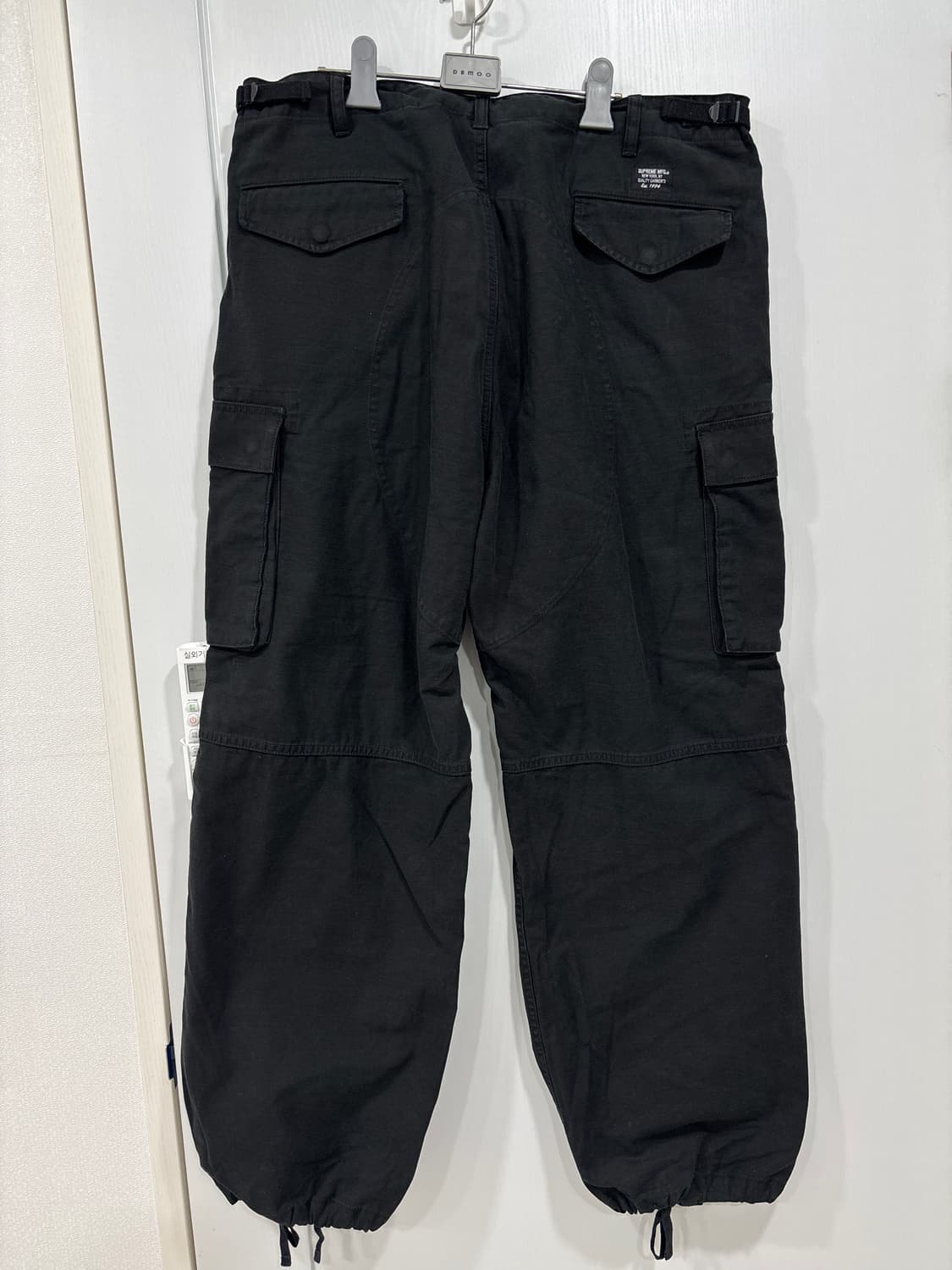 supreme 카고팬츠 f/w 25 black 상품이미지4
