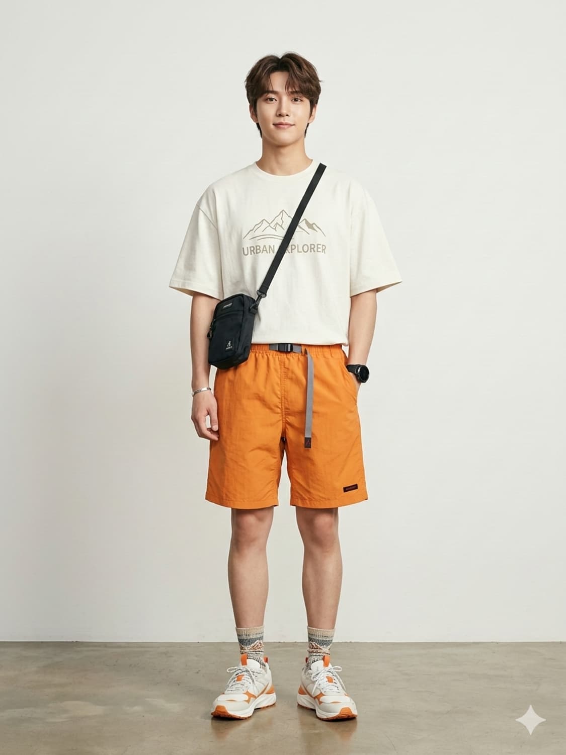 그라미치(GRAMICCI) 폴리 숏팬츠 반바지 머스타드 상품이미지1