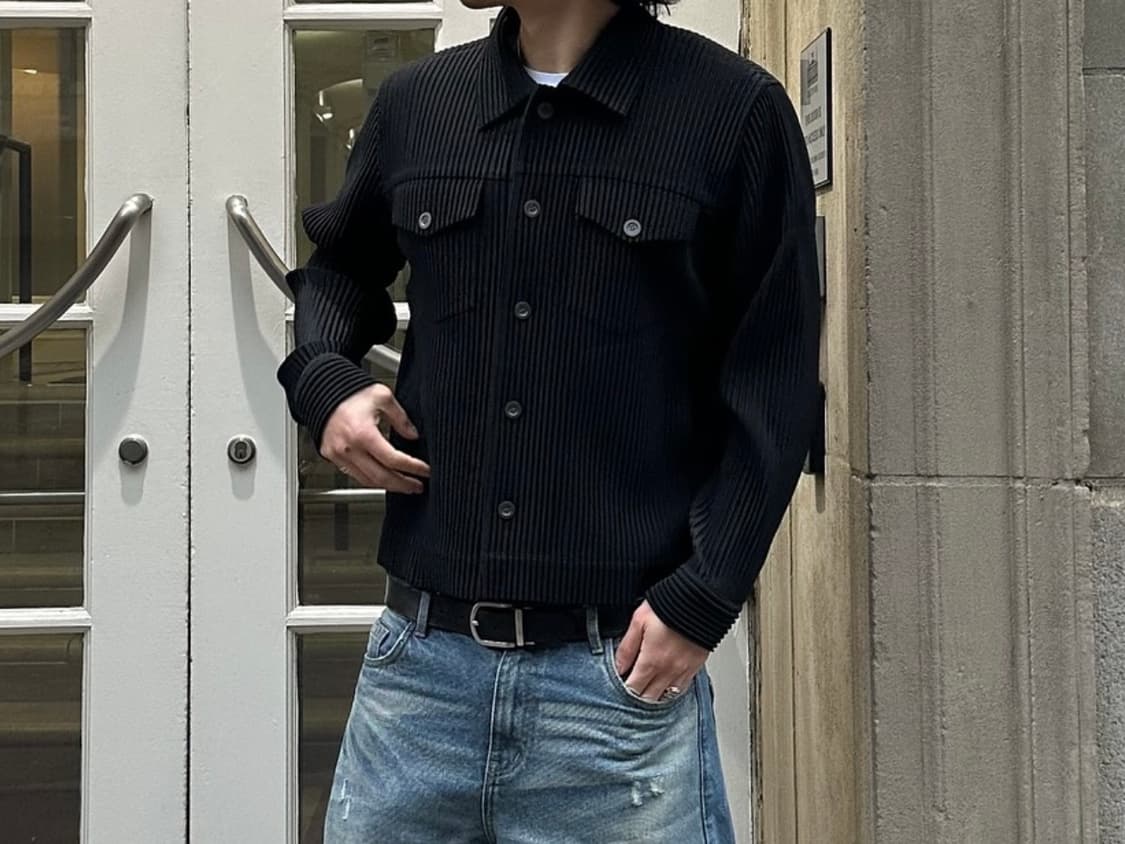 이세이미야케 옴므 플리세 울라이크 트러커 자켓 2 택포함 상품이미지1