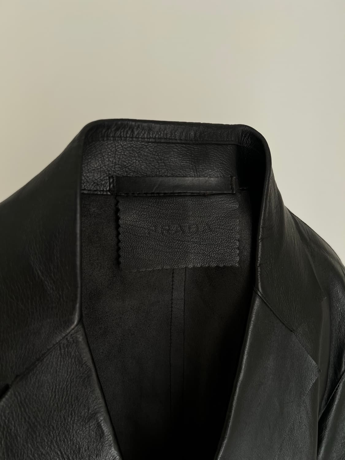PRADA 90s laser-cut leather blazer 상품이미지3