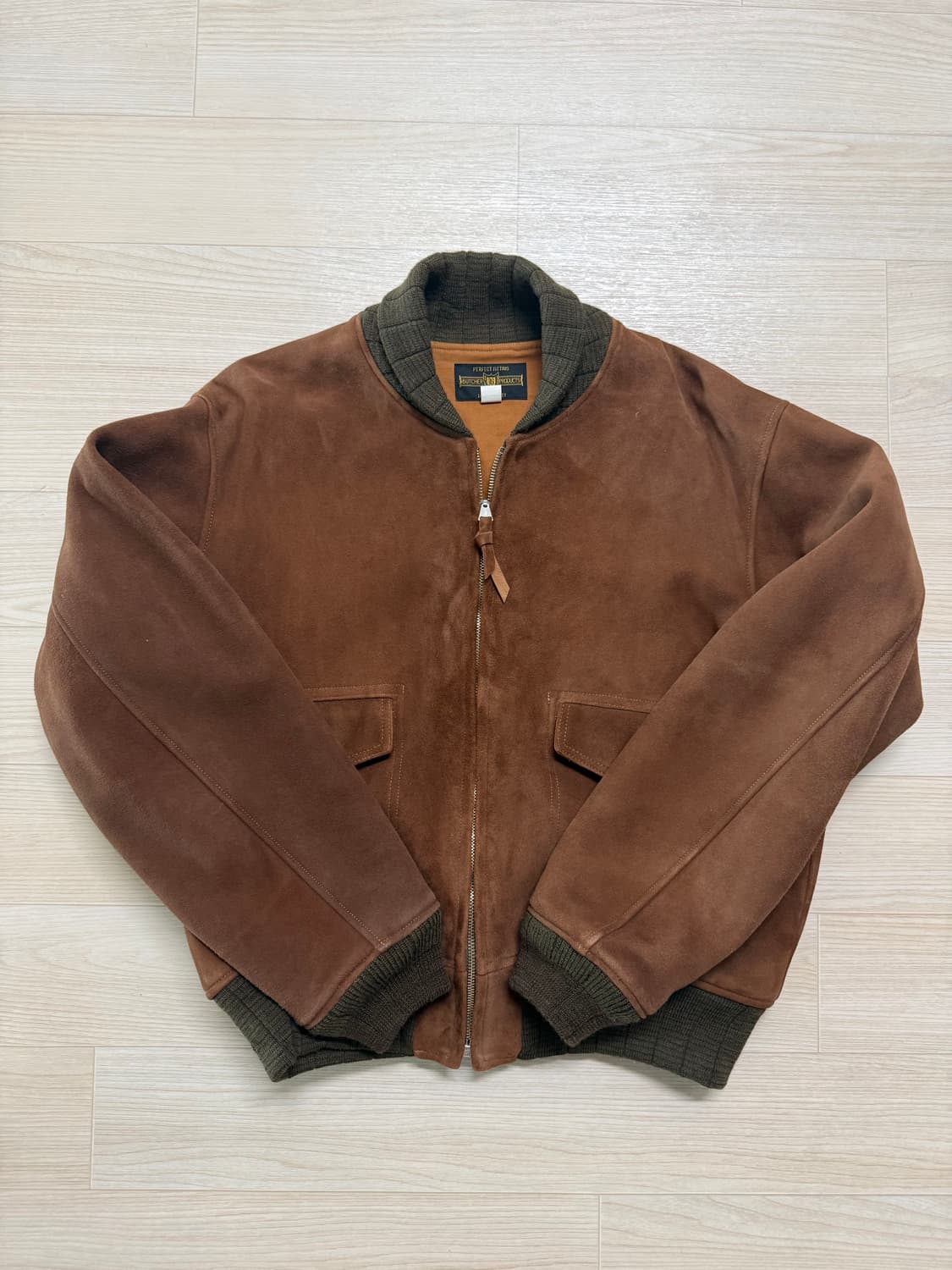 (마지막 세일) 타임원클로딩 엣라코 디어스킨 자켓 44사이즈 상품이미지1