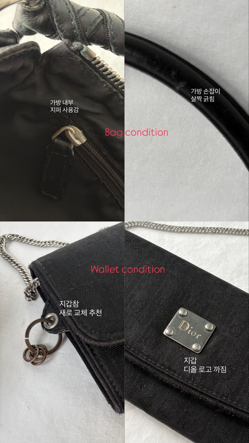 Dior Trotter Romantique Shoulder Bag Set 상품이미지10