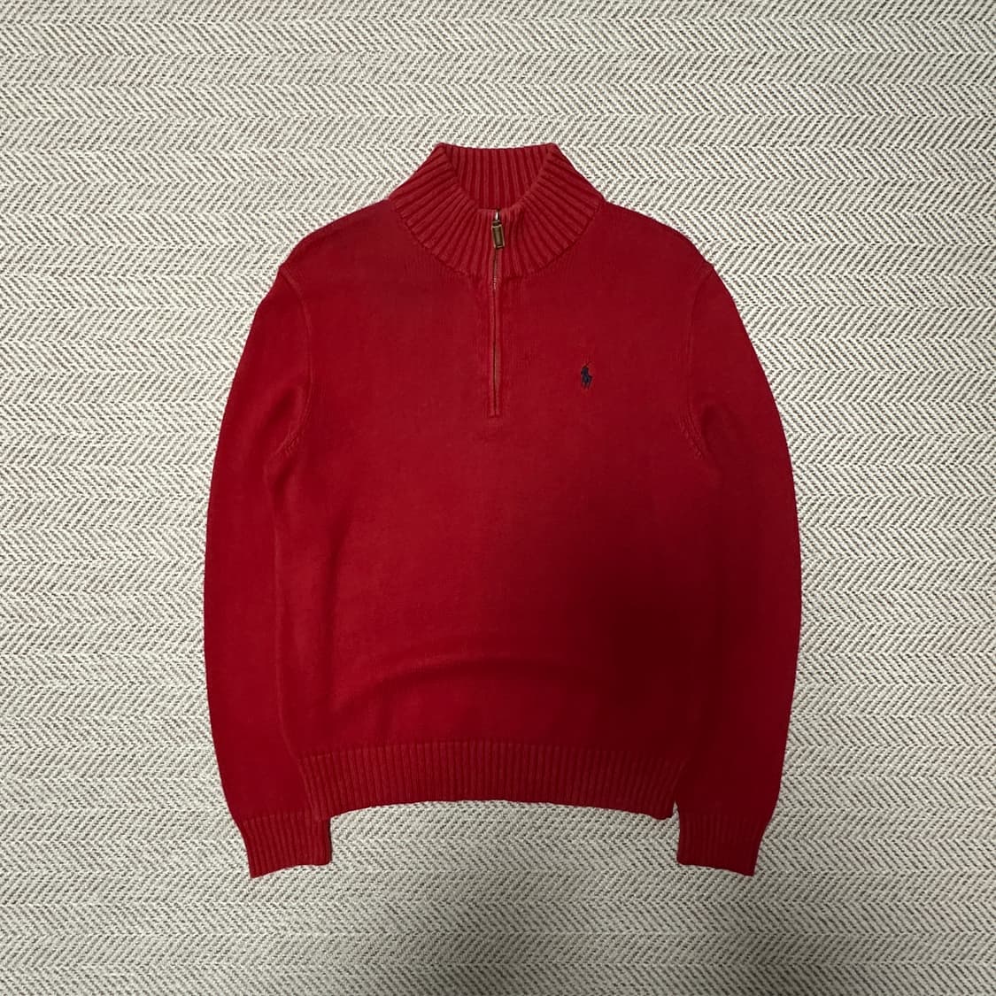 POLO RALPH LAUREN half zipup knit red 상품이미지1
