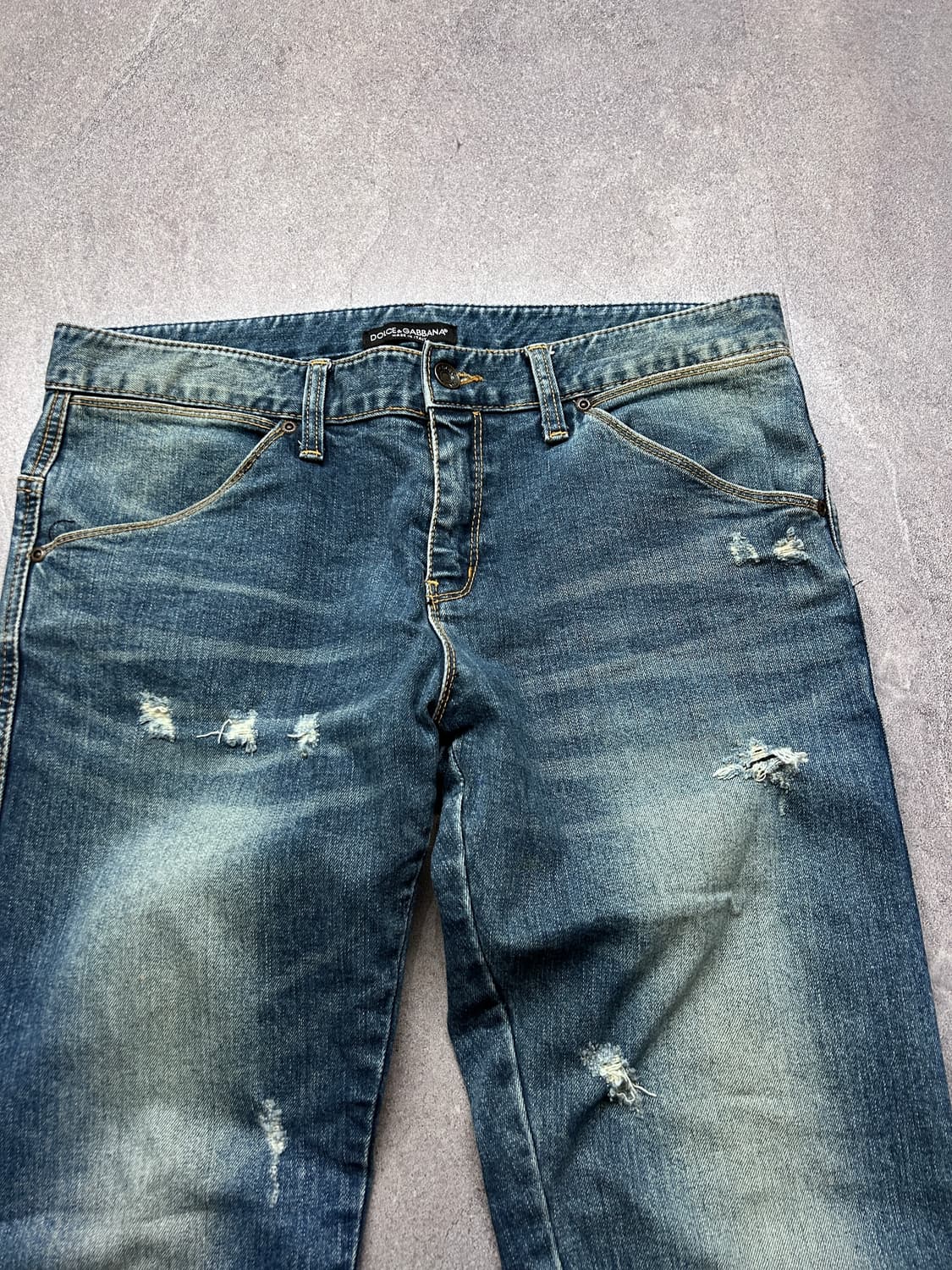 돌체앤가바나 신치백 슬림 스트레이트 데님 상품이미지4