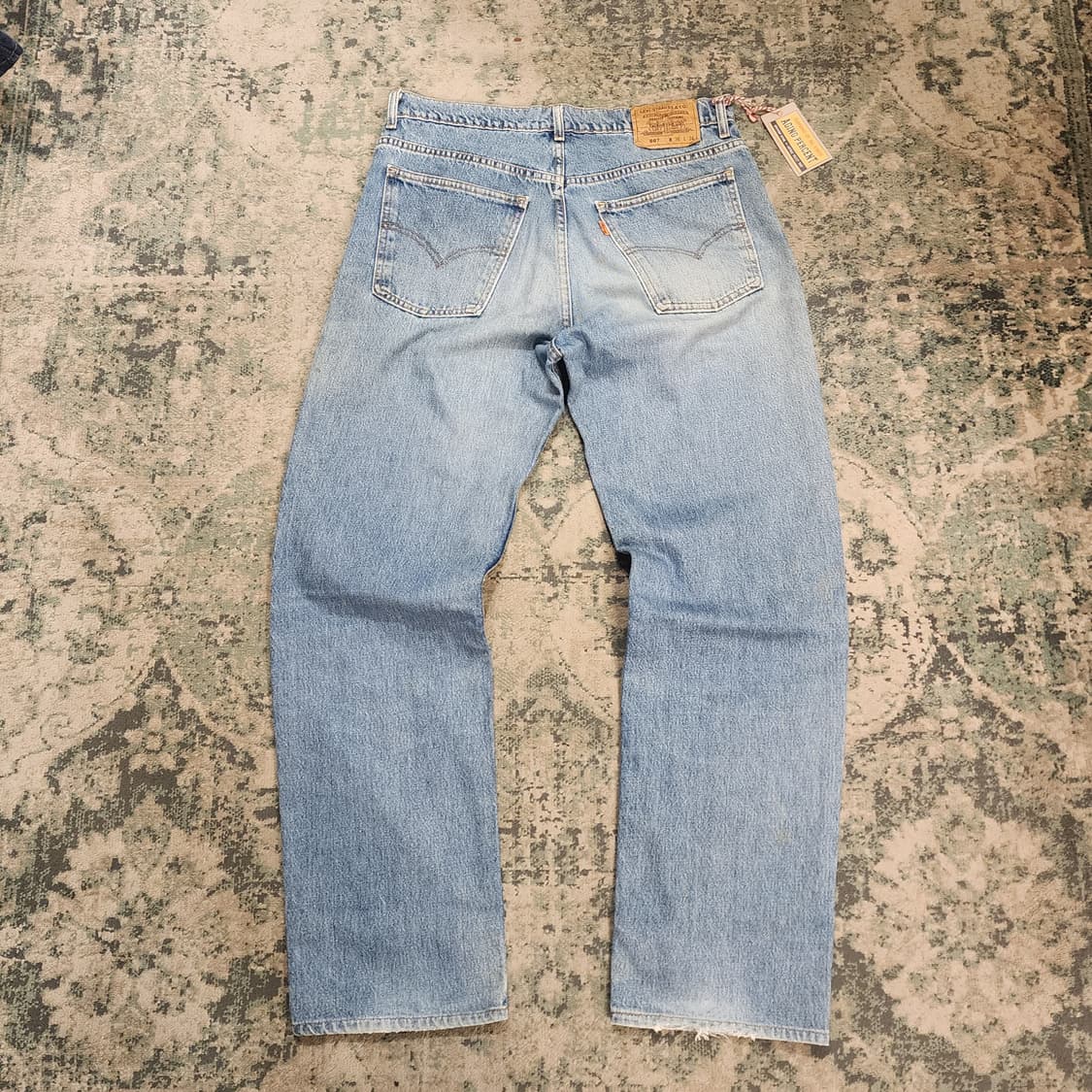 90s 제작 리바이스 오렌지탭 607, 데님팬츠 상품이미지4
