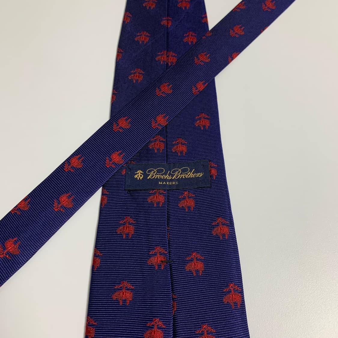 브룩스브라더스 명품넥타이 A+등급 최상급 로고플레이 클래식룩 코디 상품이미지5