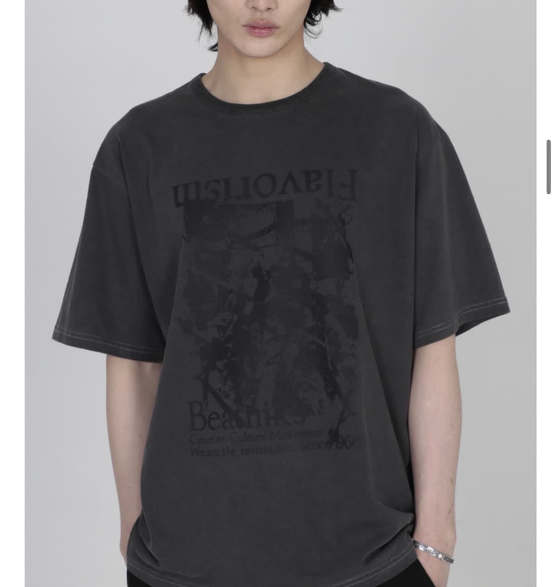 플레이버리즘 비트닉 빈티지 피그먼트 티셔츠 상품이미지4