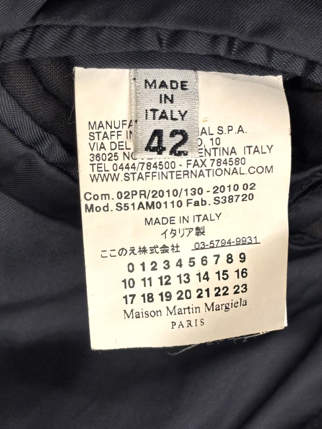Maison Margiela 메종 마르지엘라 블랙 울 숄카라 코트 상품이미지9