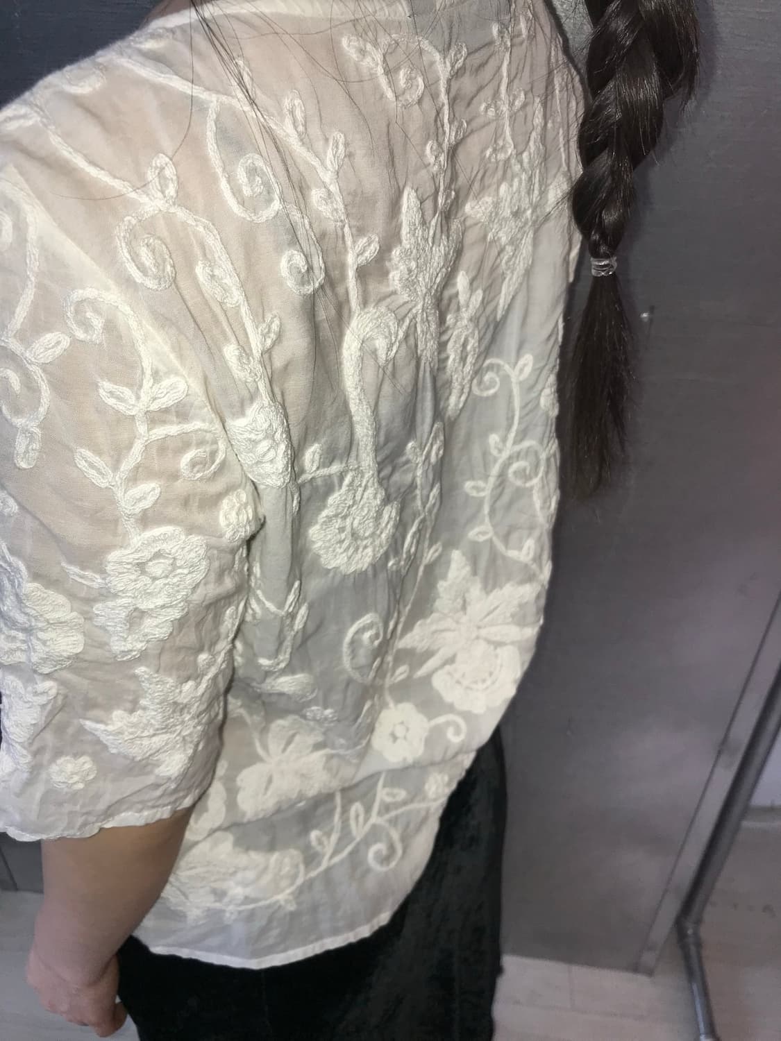 ⊹ Zara Embroidered Tee 상품이미지8