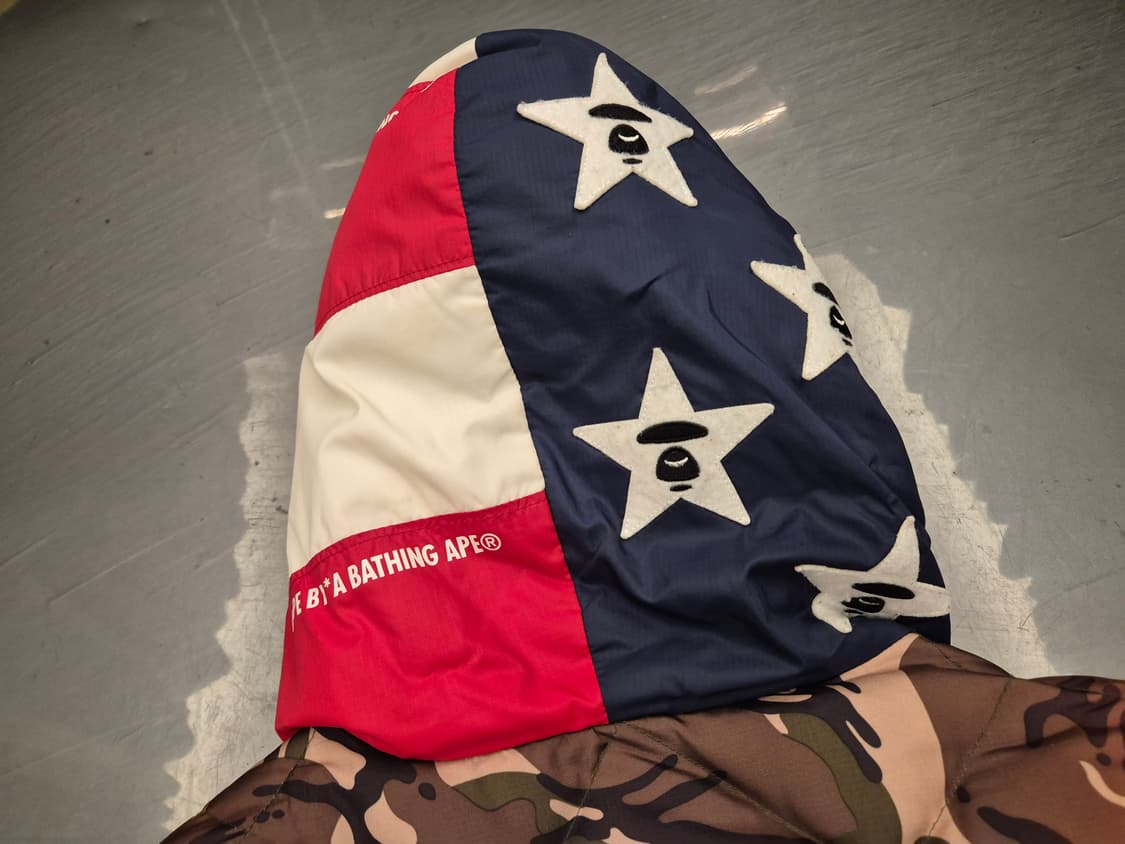 00s Aape 카모 다운 점퍼 상품이미지7