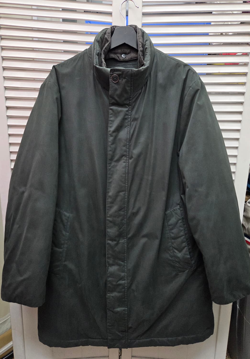 다니엘크레뮤 레이어드 구스다운 패딩 코트 상품이미지1