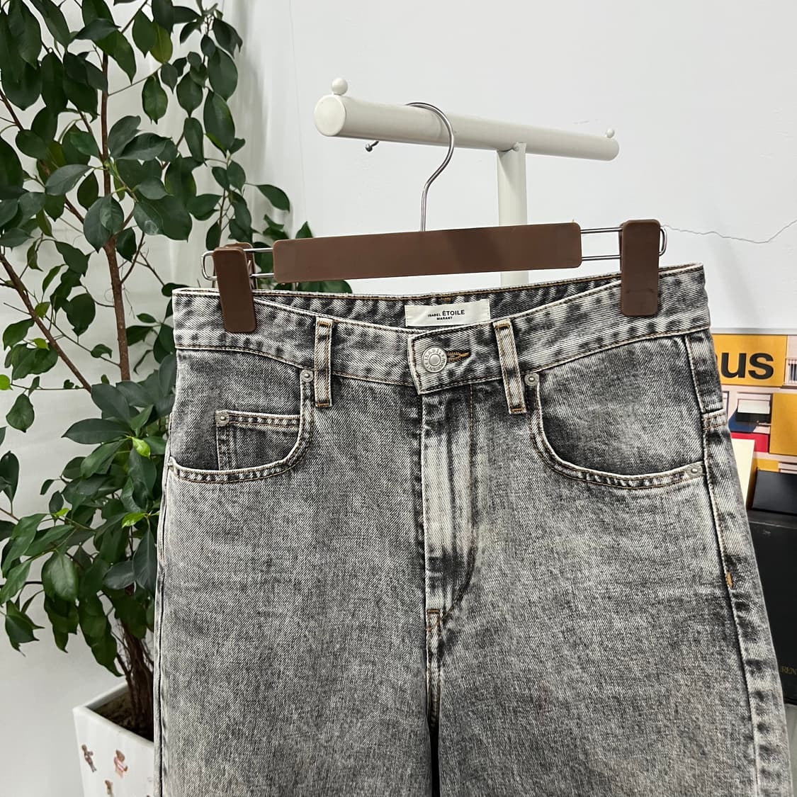 이자벨마랑 흑청 데님 팬츠 34 상품이미지2