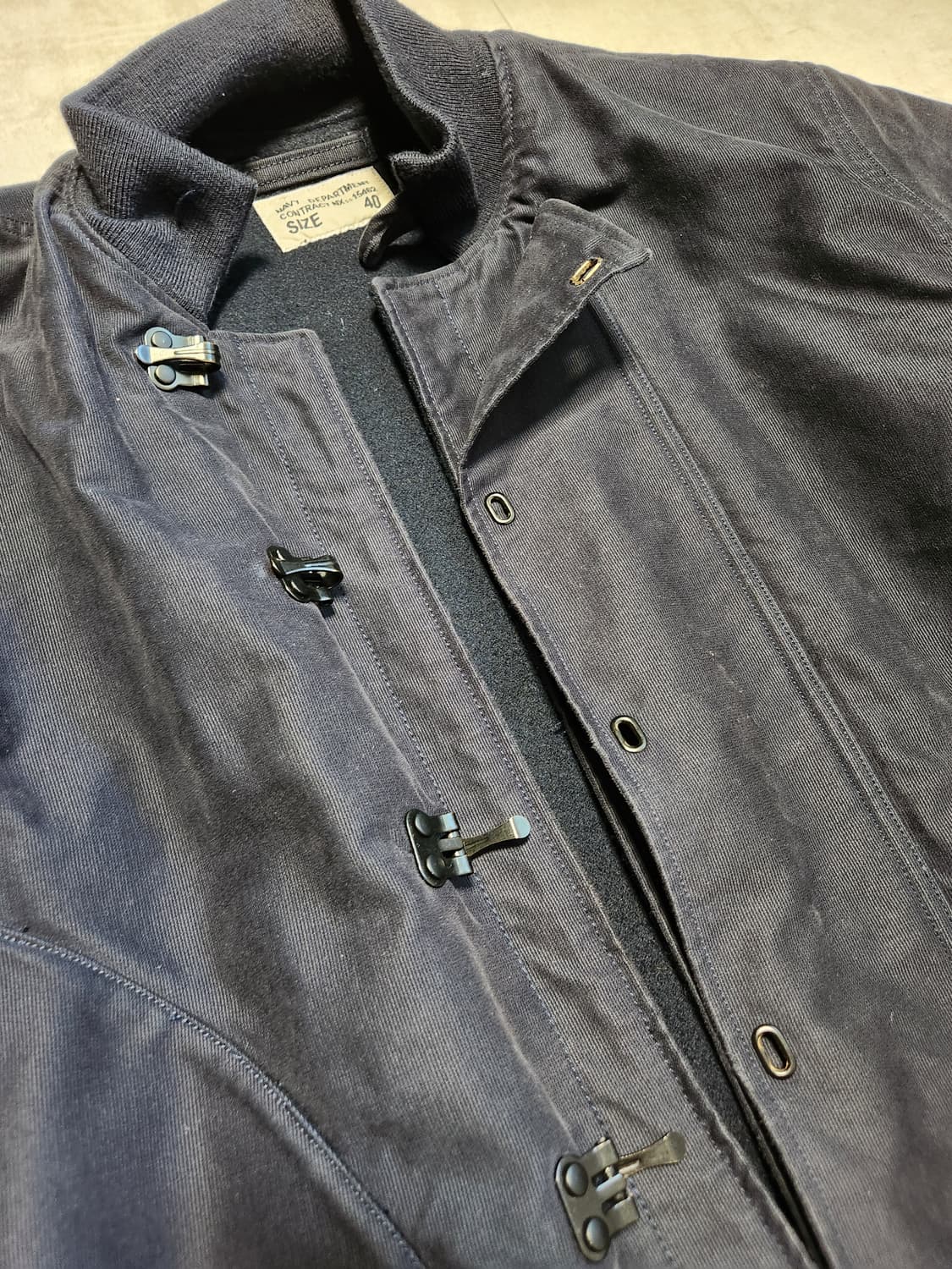 [40 라지] 브론슨 덱후크자켓 네이비 상품이미지2