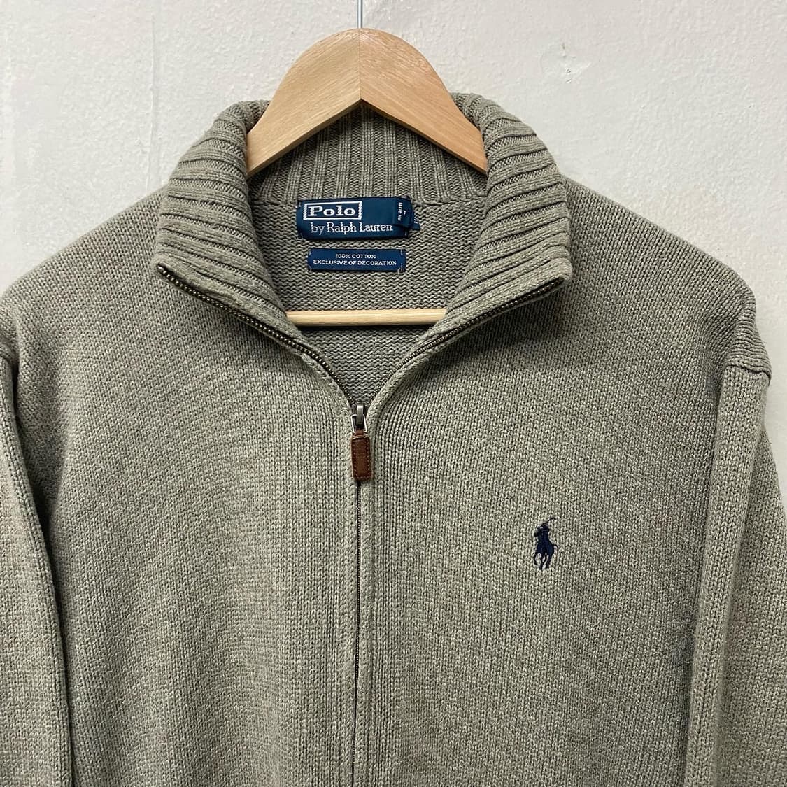 폴로 투웨이 니트집업 상품이미지3