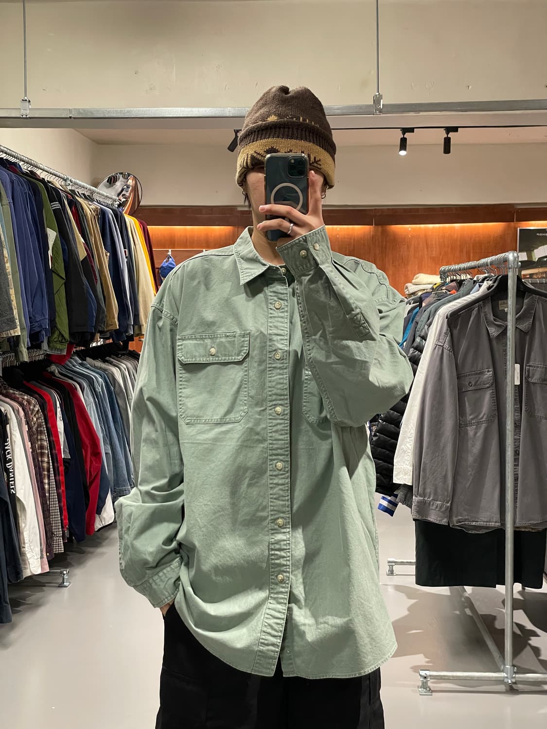 L.L bean 코튼 셔츠   상품이미지1