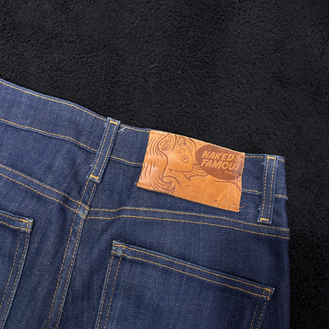 28 네이키드앤페이머스 생지 데님팬츠 상품이미지3