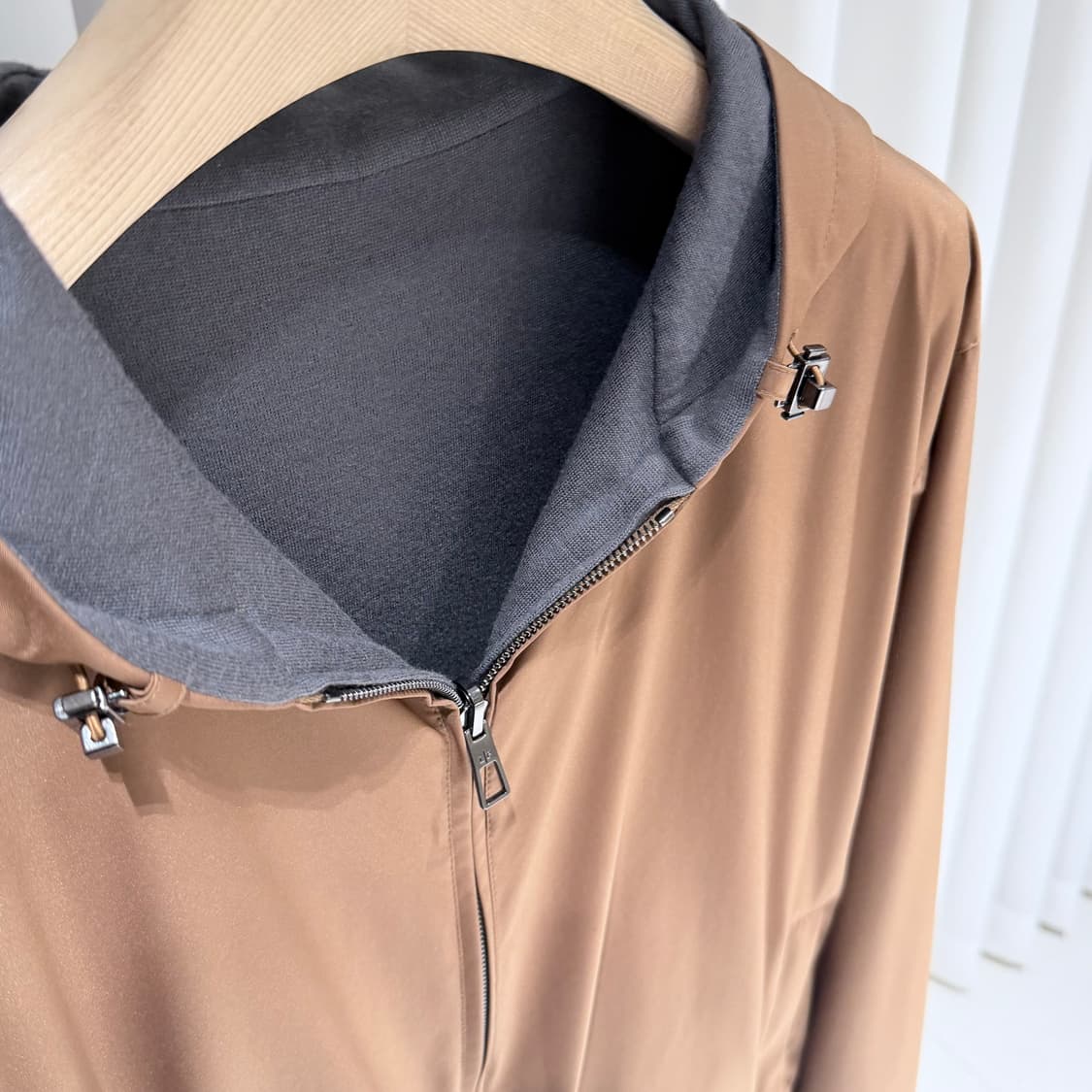 (A+/L) / 로로피아나 윈드메이트 리버시블 봄버 자켓 브라운 상품이미지2