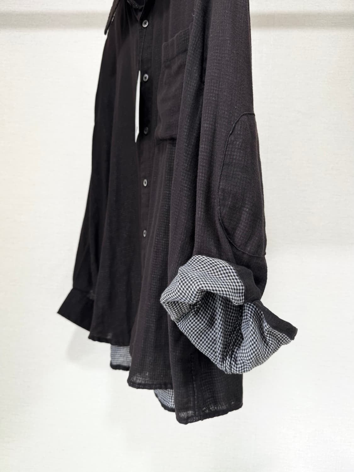 [최저가] 해칭룸 아카이브 셔츠 V2 워시드 블랙 상품이미지3