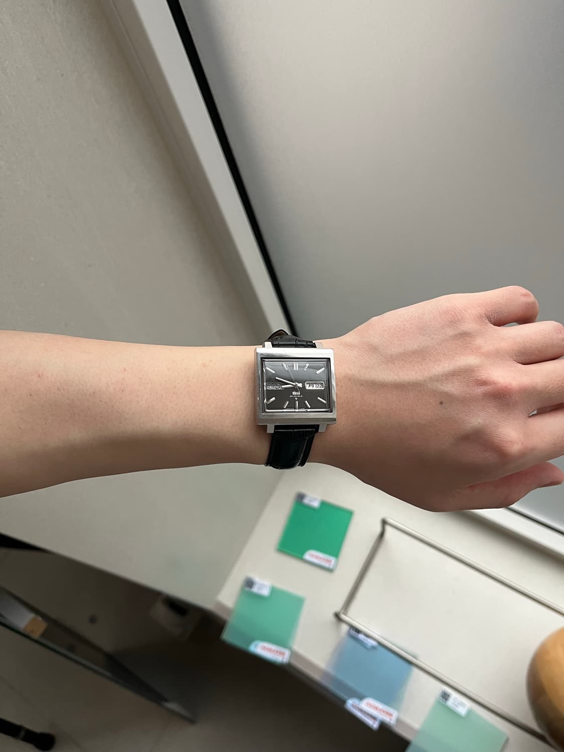 세이코 TV 스퀘어 빈티지 시계 상품이미지4