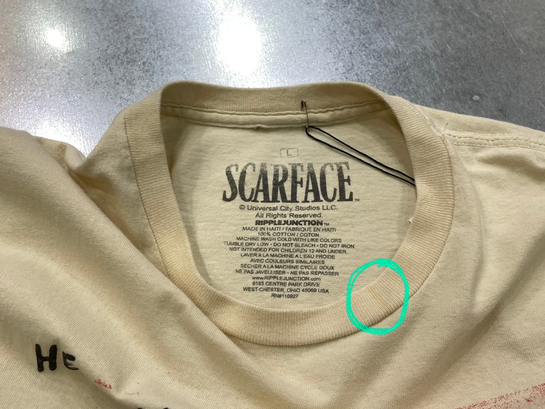 L)Scarface Tony Montana 스카페이스 토니 몬타나 반팔티 상품이미지8