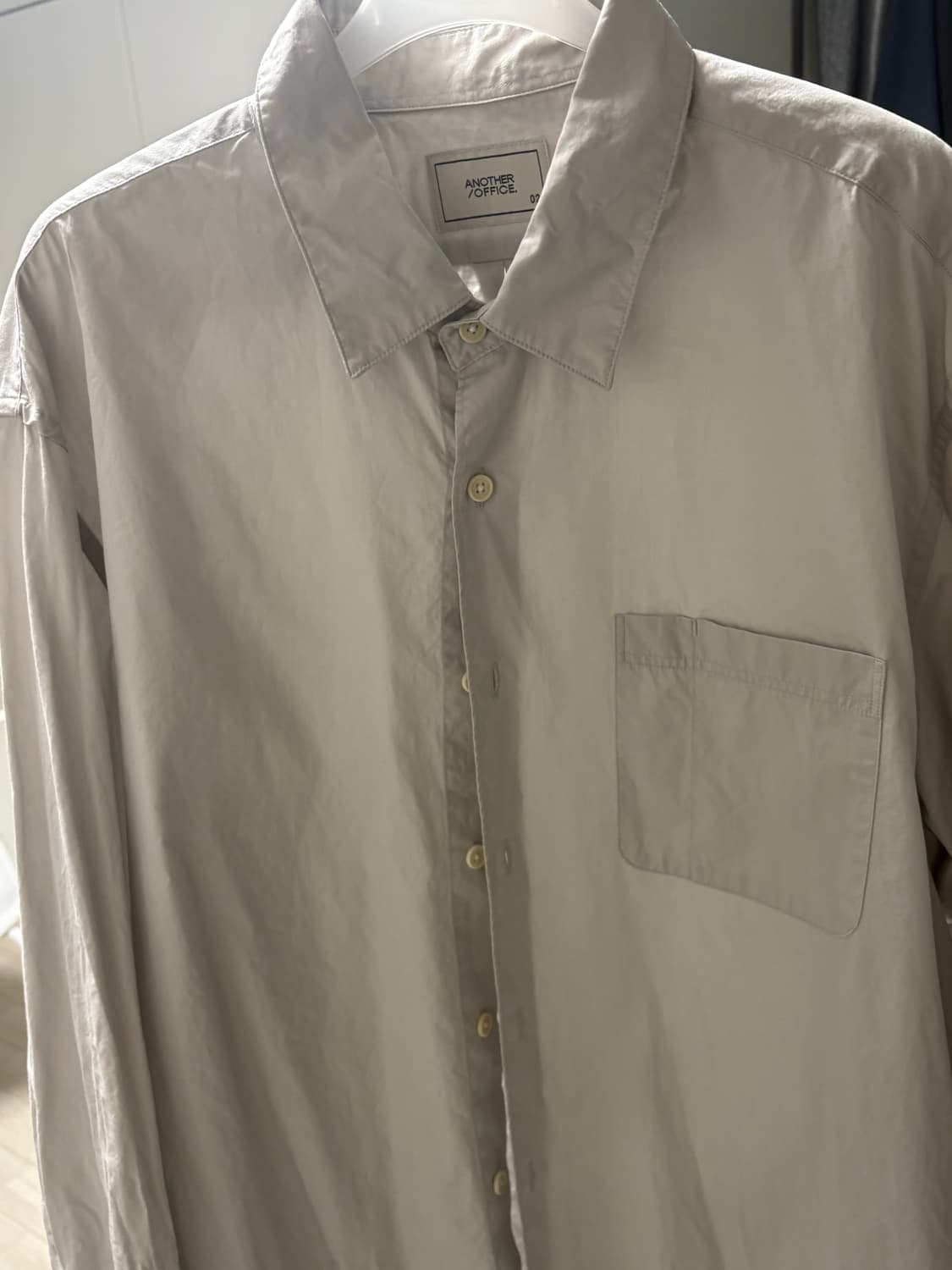 어나더오피스 down town shirt(Dove Gray, 02사이즈) 상품이미지3