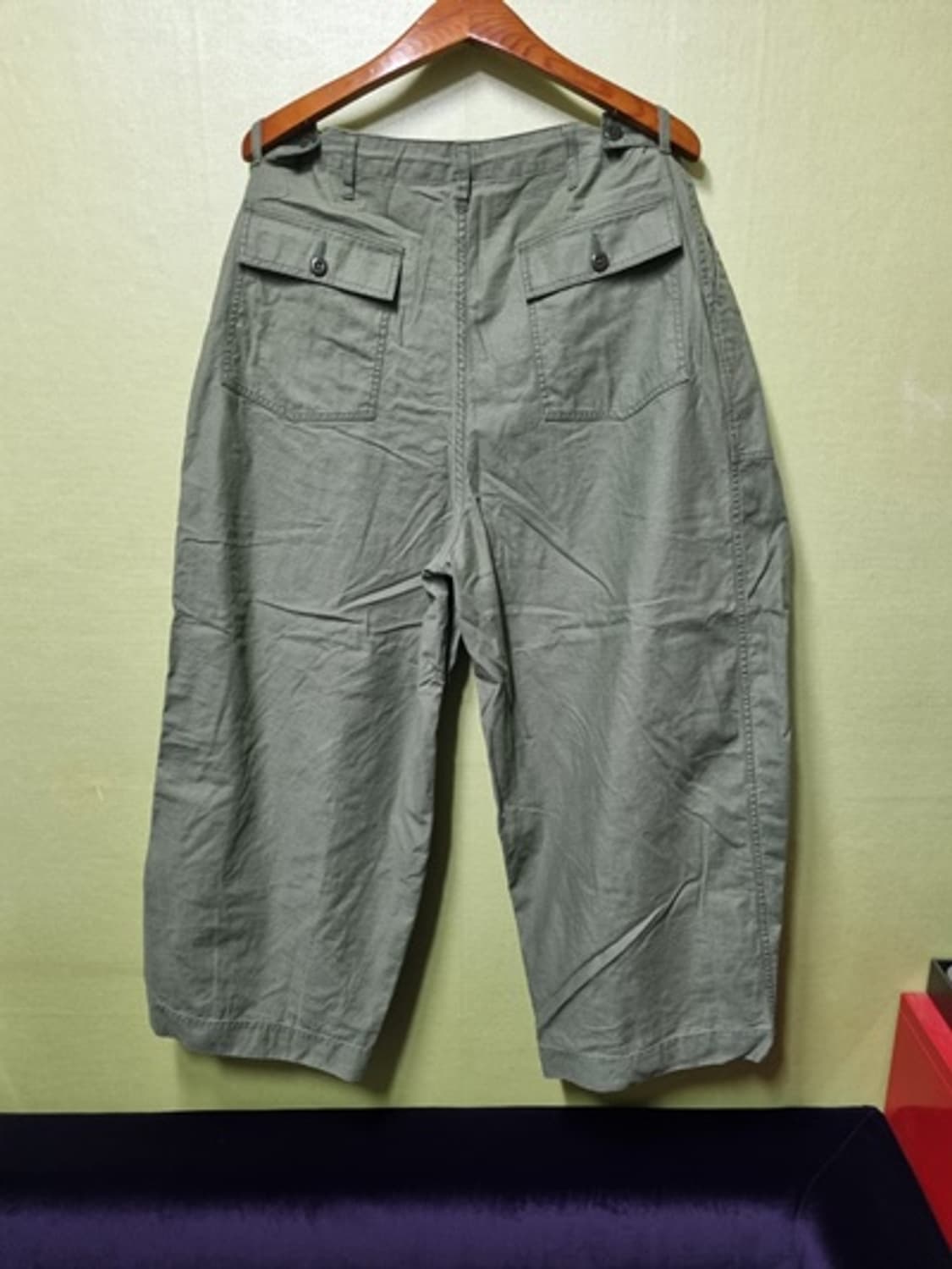 Needles 니들스 / HD 퍼티그 팬츠 카키 / M 상품이미지4