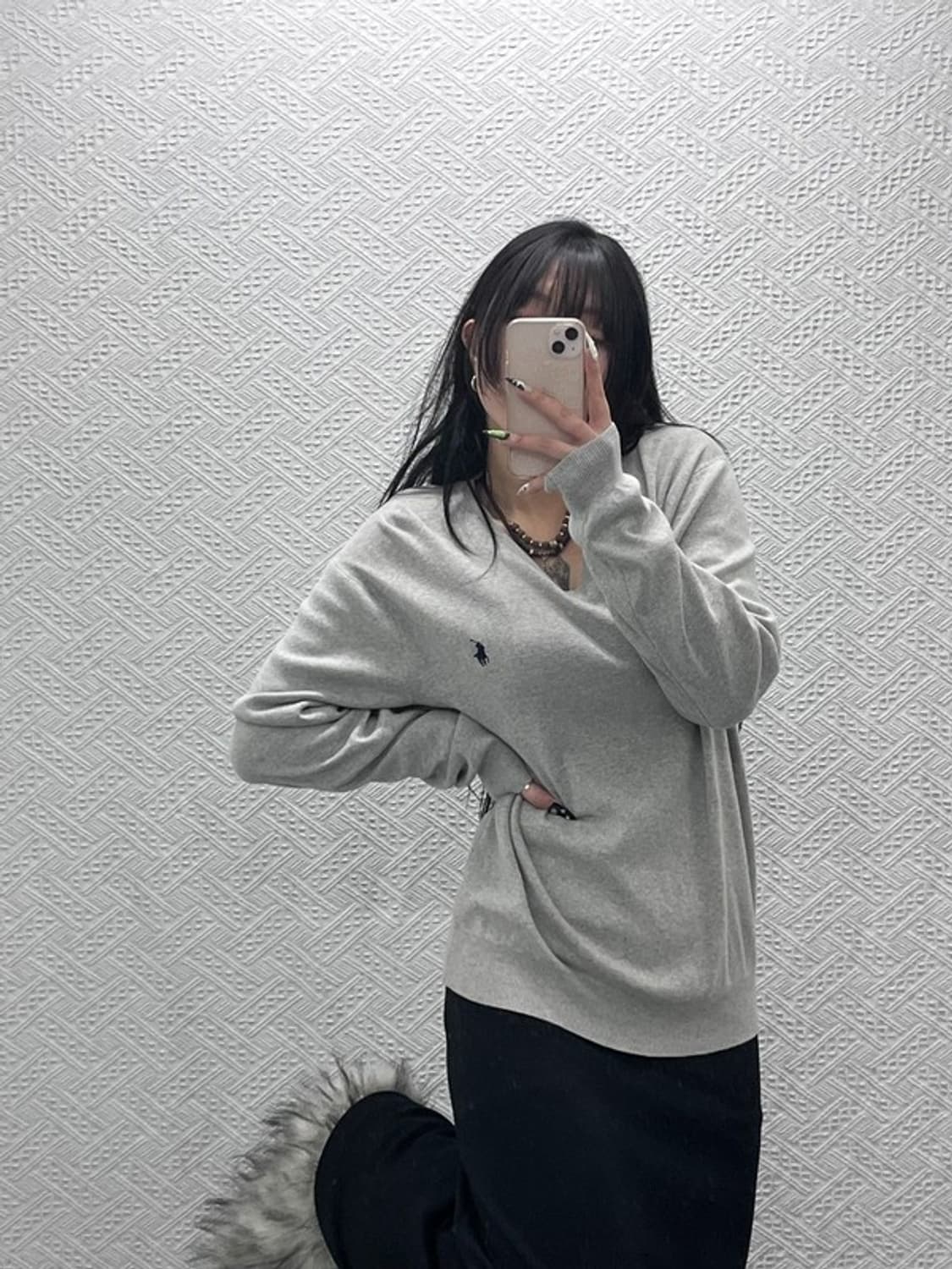 폴로 랄프로렌 모던 캐주얼 레트로 빈티지 니트 M C08785 상품이미지2