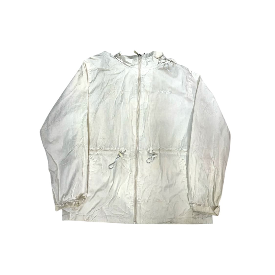 헤드 화이트 오버핏 올드스쿨 바람막이 후드 자켓 L 상품이미지5